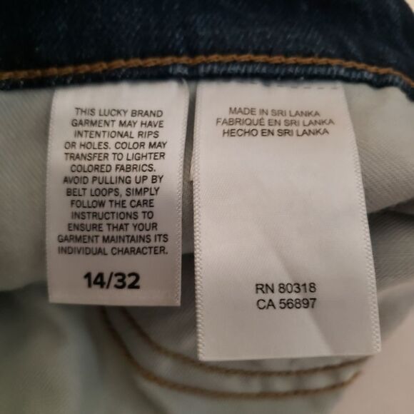 Lucky Brand Boyfriend Jean Short Size 14 - Picture 10 of 11